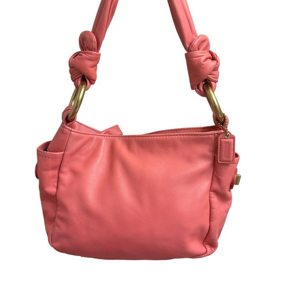COACH Resort Mini Shoulder bag in pink leather No 42167 - Picture 1 of 16
